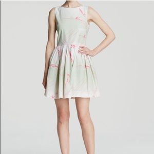 Marc by Marc Jacobs marble print flared dress